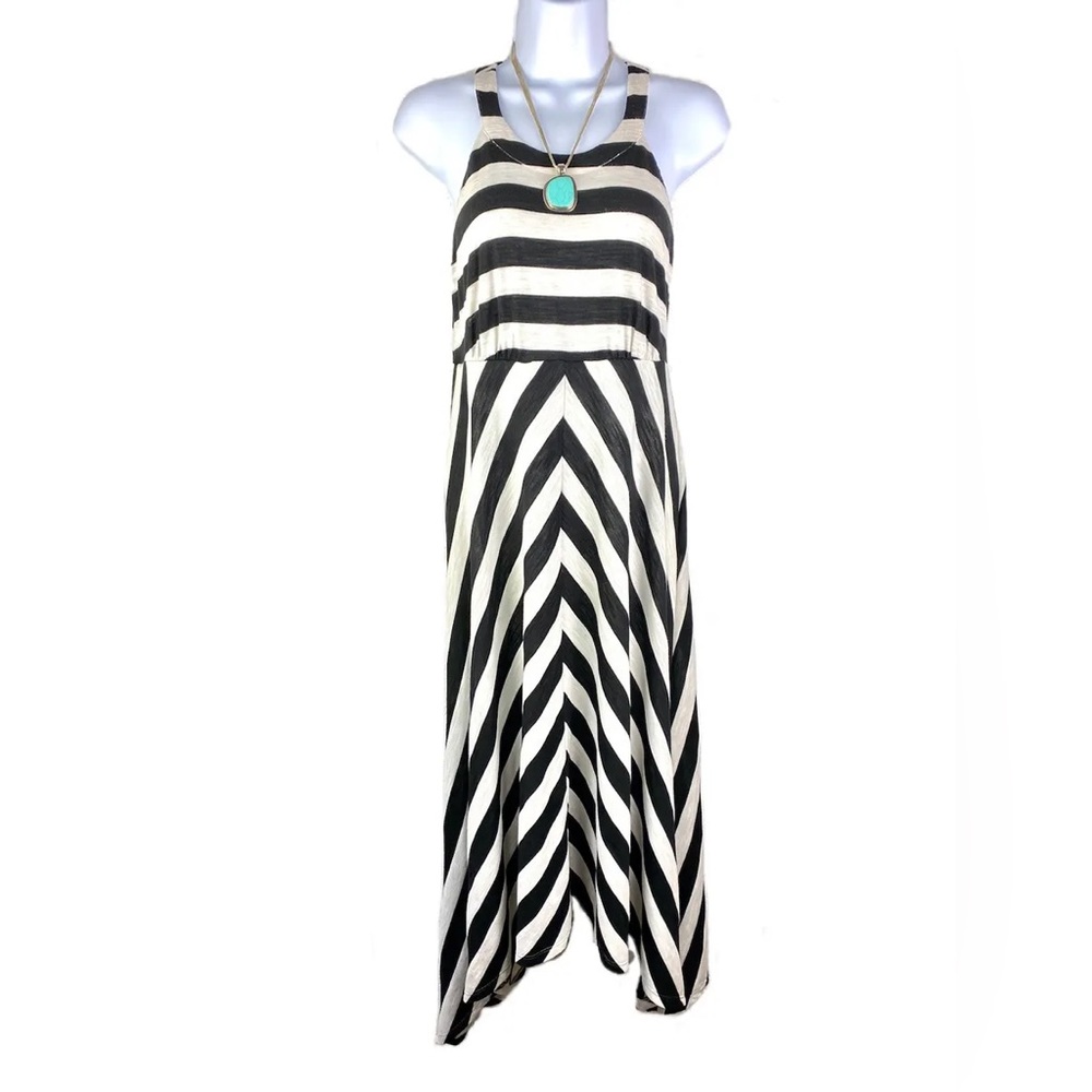 I.N.C. International Concepts stripped maxi halter dress